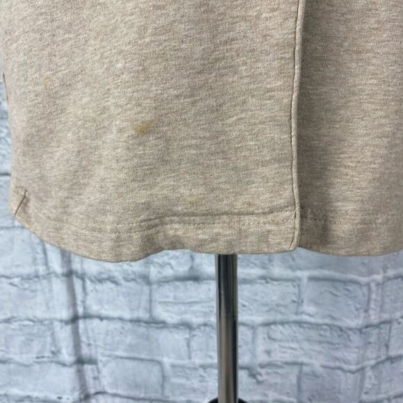 New York & Co women S cotton blend button up long jacket tan - Picture 5 of 13